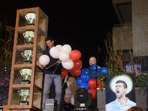 Ватромет и прослава за Новака у Београду
